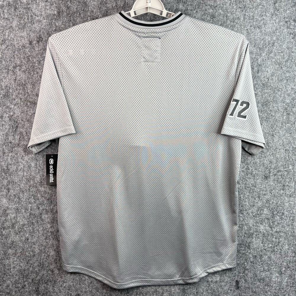 ECKO UNLTD. Mens Activewear Shirt Size L Gray Black Grey Marled - Picture 2 of 12